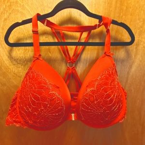 EUC Lane Bryant 46DD Boost plunge front close bra